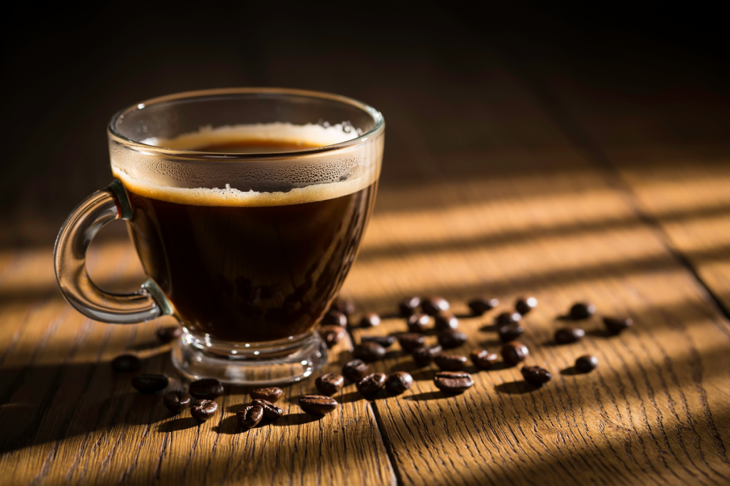 black coffee